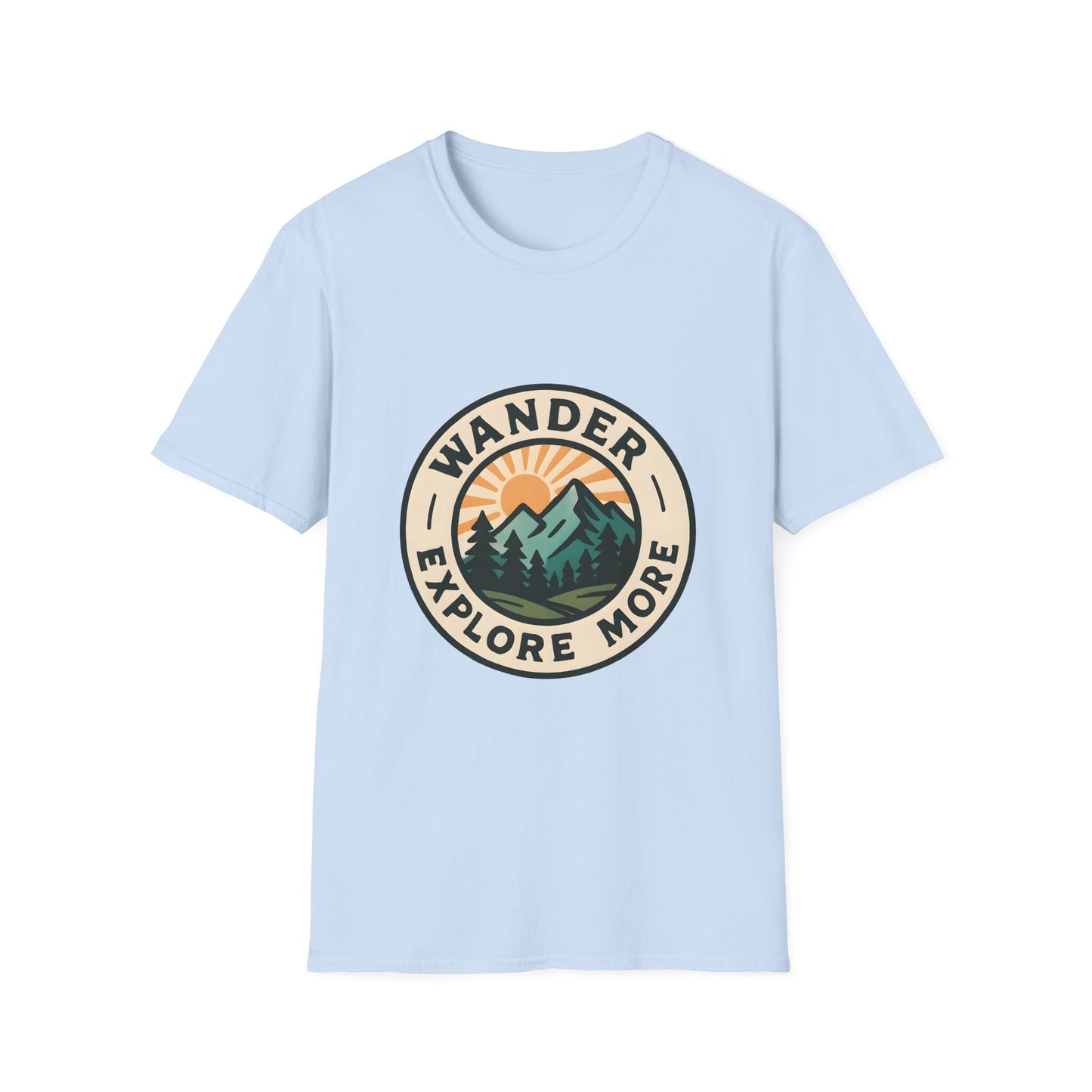Wanderara Vintage Mountain Adventure Badge - Tee