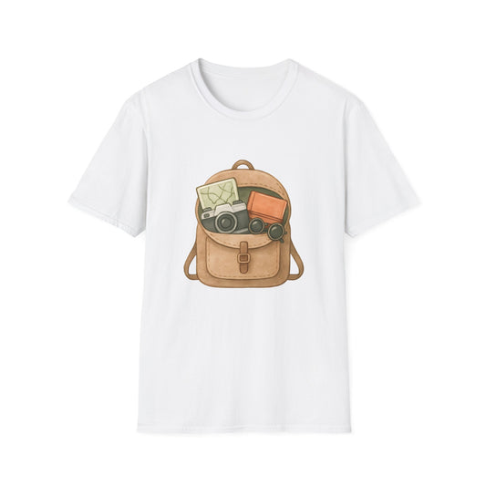 Watercolor Adventure Backpack with Travel Essentials - Tee