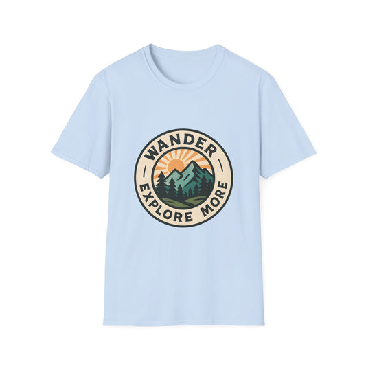 Wanderara Vintage Mountain Adventure Badge - Tee