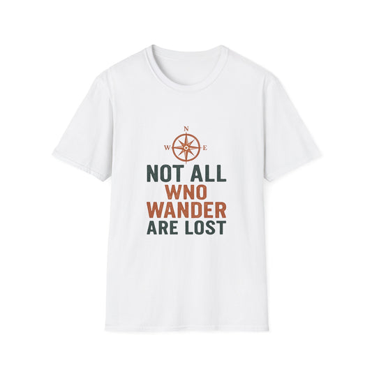Vintage Compass Quote Tee in Earthy Tones - Tee