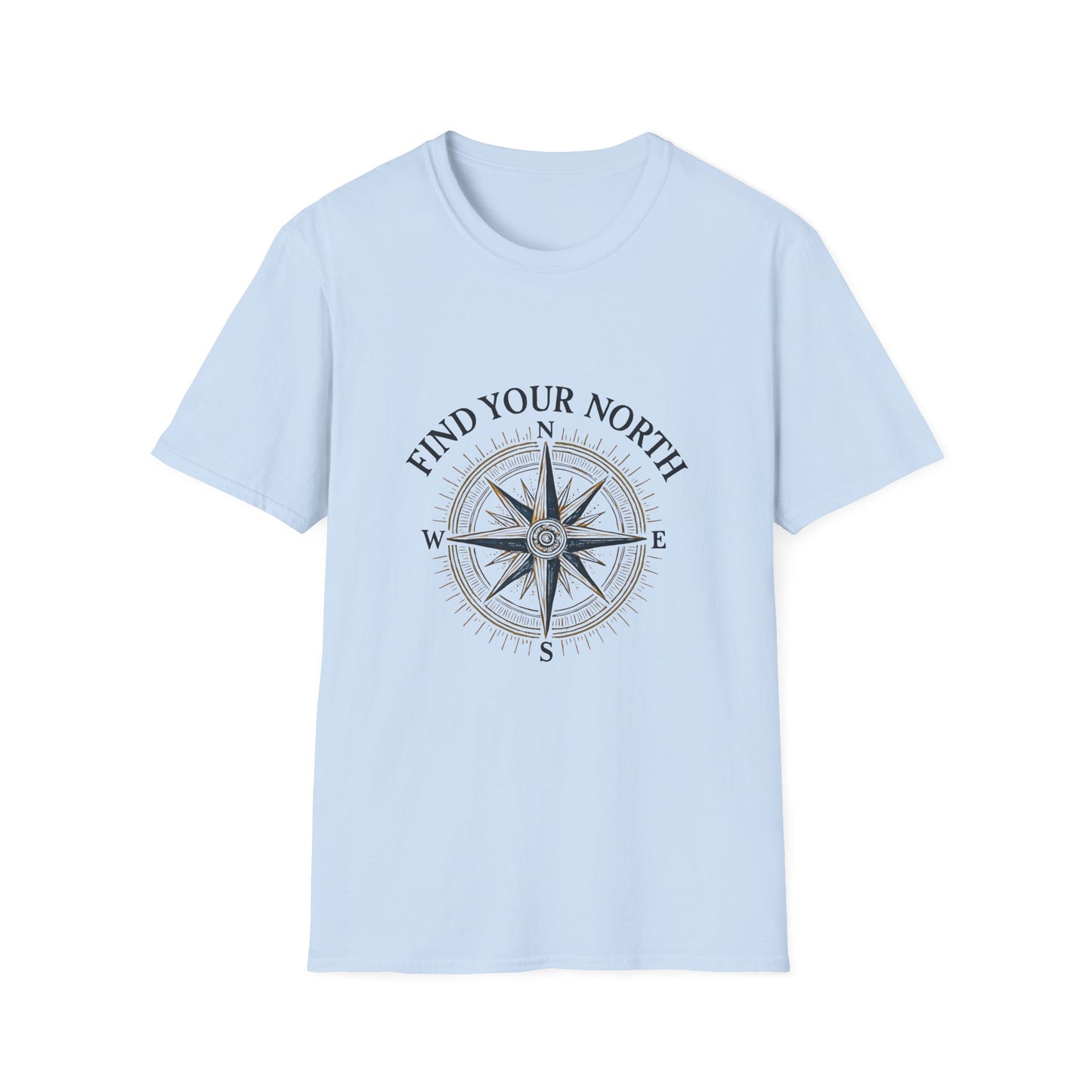 Vintage Nautical Compass with 'Find Your North' - Tee