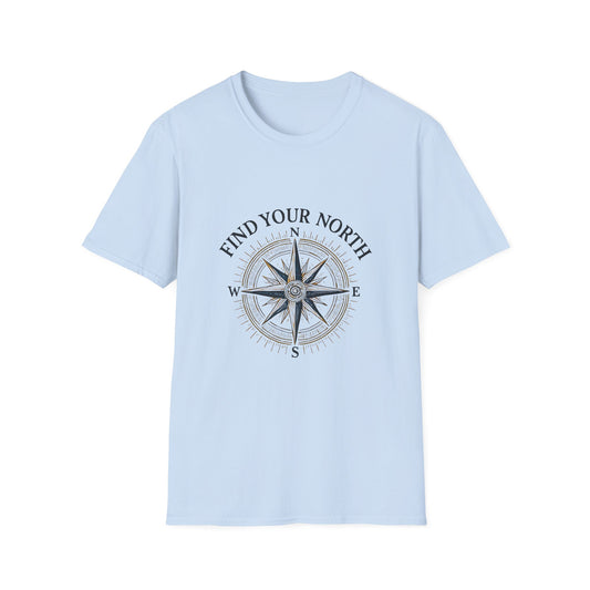 Vintage Nautical Compass with 'Find Your North' - Tee