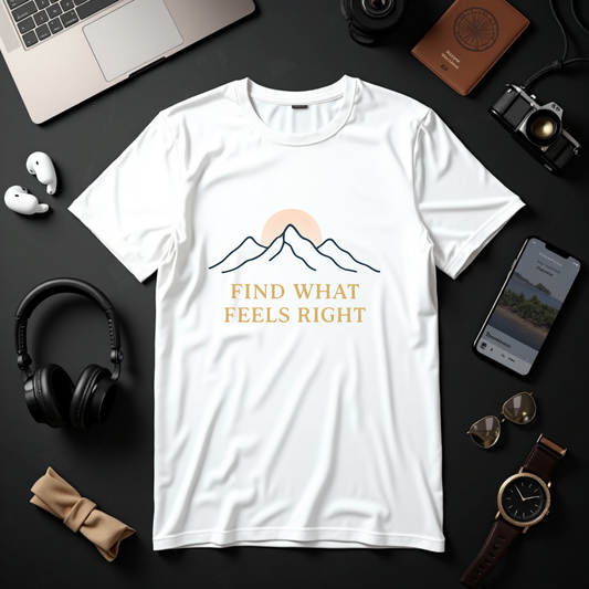 Find What Feels Right Clarity Tee